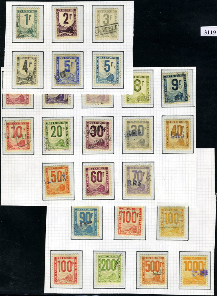 Lot 1361 - France COLIS POSTAUX (C.P. & AUTRES) -  Francois Feldman F.C.N.P François FELDMAN sale #124