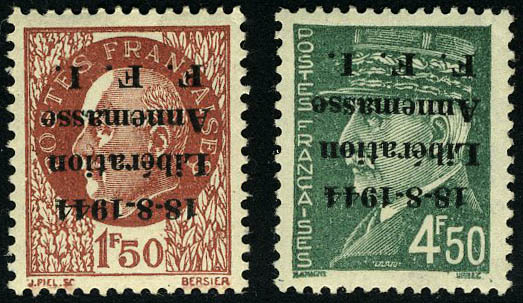 Lot 1416 - France timbres de liberation - cat. mayer - Francois Feldman F.C.N.P François FELDMAN sale #124 Lot 1416 - France timbres de liberation - cat. mayer - Francois Feldman F.C.N.P François FELDMAN sale #124
