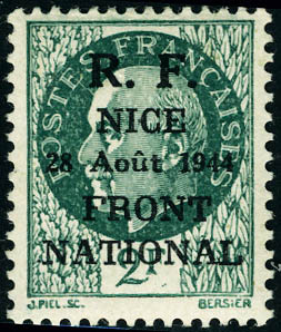 Lot 1433 - France timbres de liberation - cat. mayer -  Francois Feldman F.C.N.P François FELDMAN sale #124