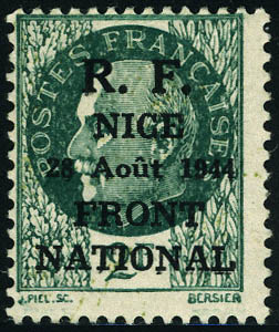 Lot 1434 - France timbres de liberation - cat. mayer -  Francois Feldman F.C.N.P François FELDMAN sale #124