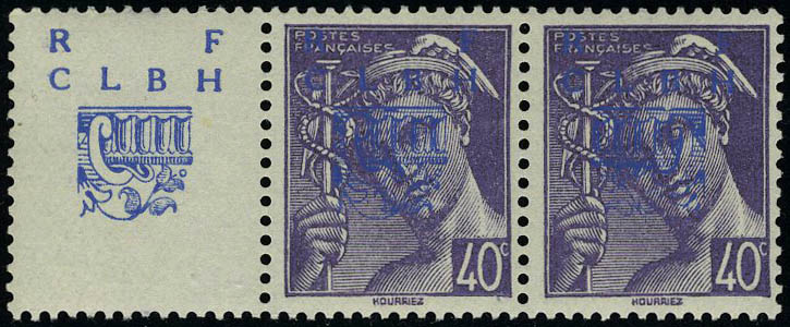 Lot 1446 - France timbres de liberation - cat. mayer -  Francois Feldman F.C.N.P François FELDMAN sale #124