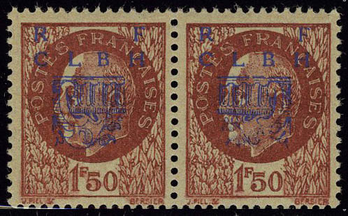 Lot 1454 - France timbres de liberation - cat. mayer -  Francois Feldman F.C.N.P François FELDMAN sale #124