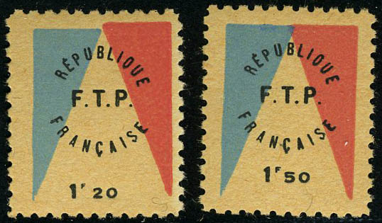 Lot 1457 - France timbres de liberation - cat. mayer -  Francois Feldman F.C.N.P François FELDMAN sale #124