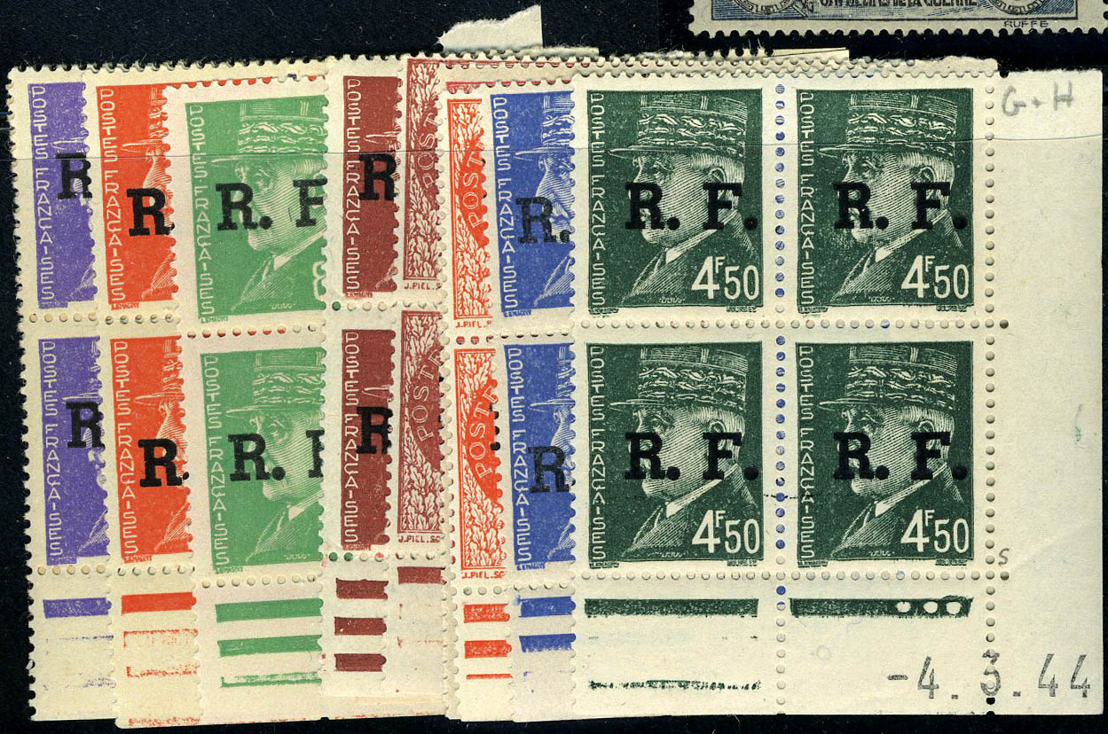 Lot 1468 - France timbres de liberation - cat. mayer -  Francois Feldman F.C.N.P François FELDMAN sale #124
