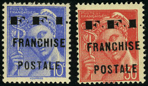 Lot 1470 - France timbres de liberation - cat. mayer -  Francois Feldman F.C.N.P François FELDMAN sale #124