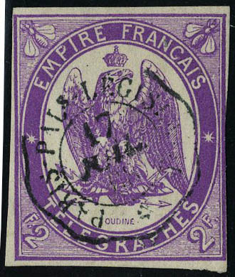 Lot 1516 - France timbres-télégraphe -  Francois Feldman F.C.N.P François FELDMAN sale #124