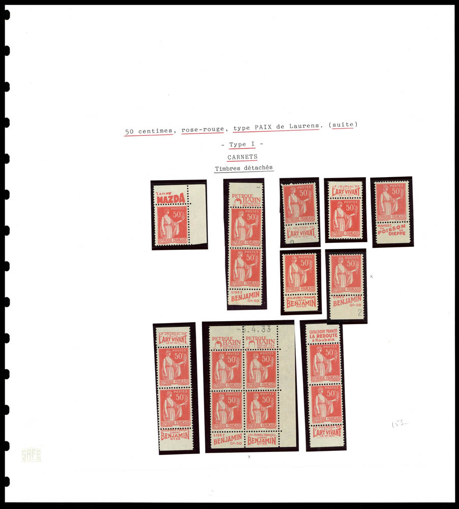 Lot 1545 - France Lots & Collections -  Francois Feldman F.C.N.P François FELDMAN sale #124