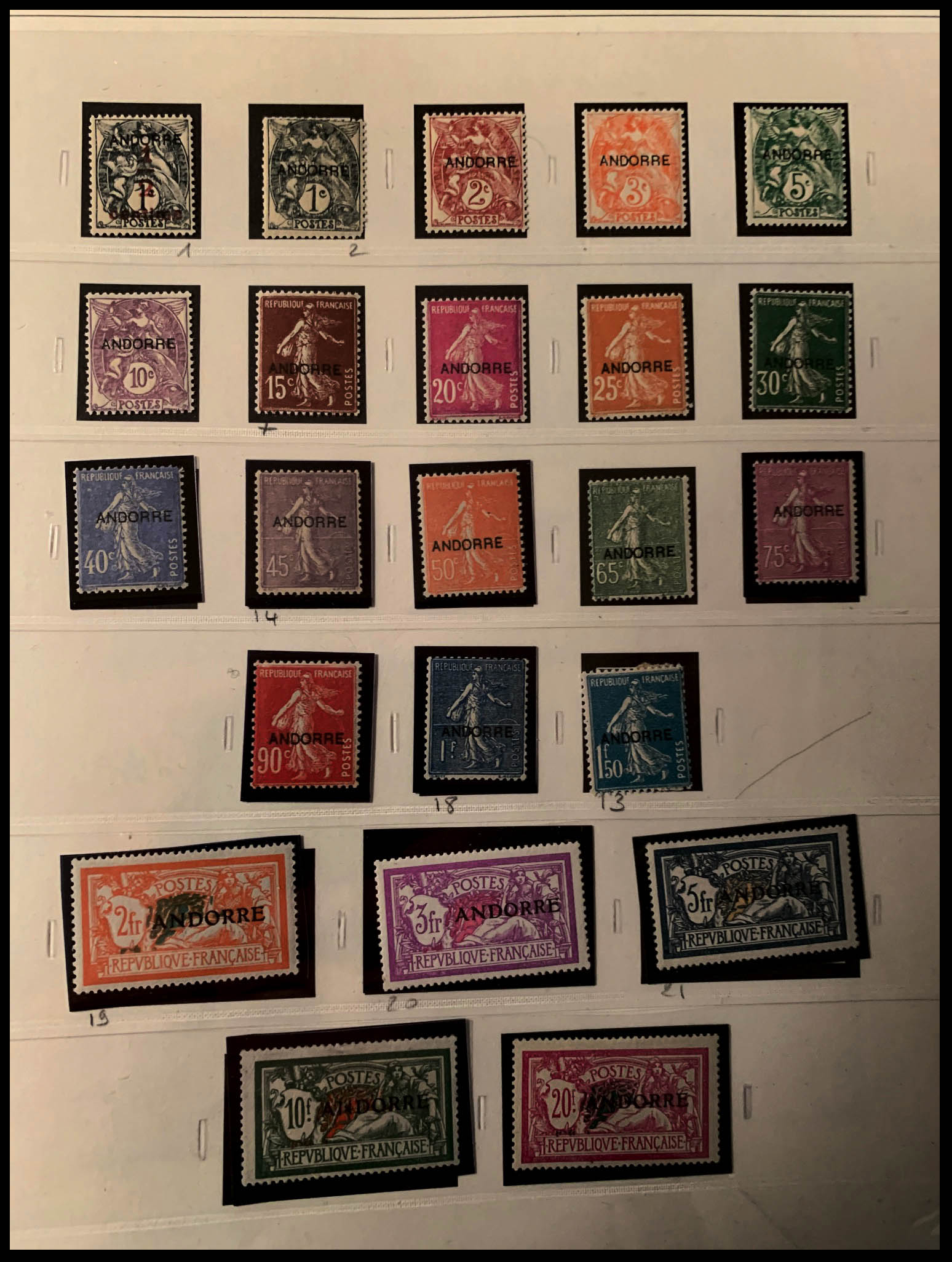 Lot 1645 - andorre Lots & Collections -  Francois Feldman F.C.N.P François FELDMAN sale #124
