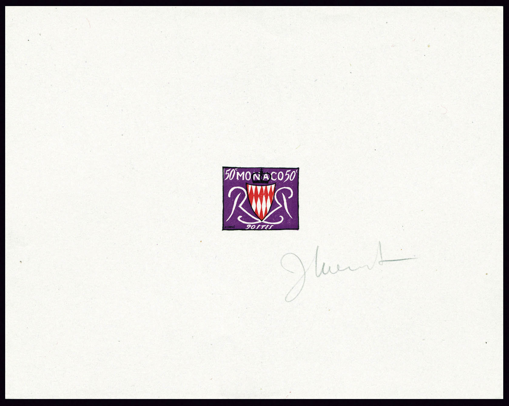 Lot 1673 - Monaco  -  Francois Feldman F.C.N.P François FELDMAN sale #124