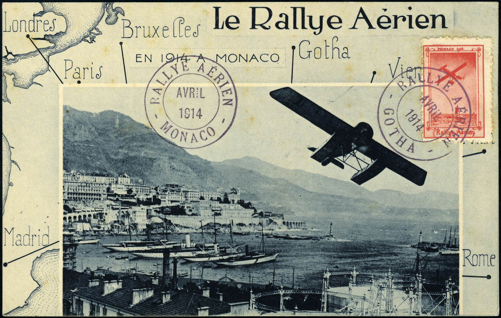 Lot 1694 - Monaco poste aerienne -  Francois Feldman F.C.N.P François FELDMAN sale #124