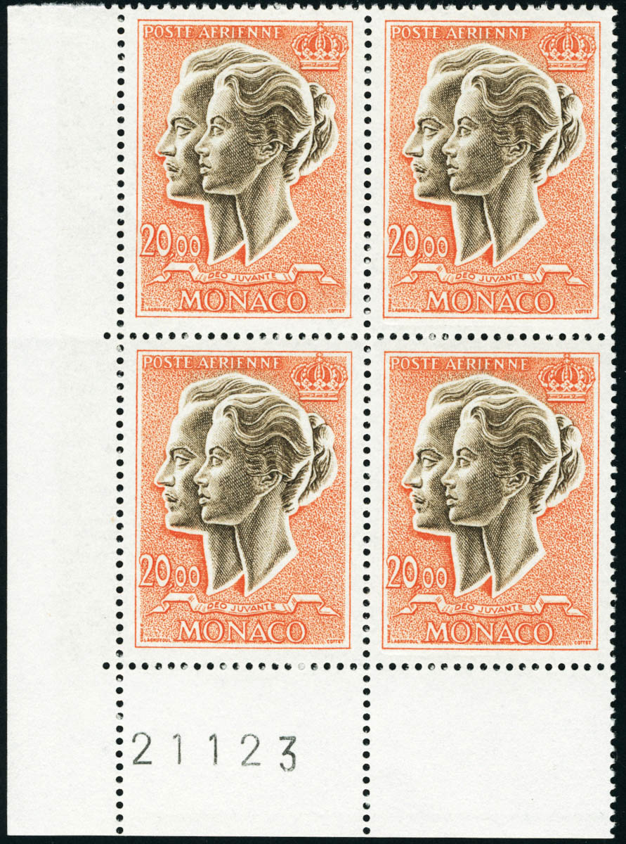 Lot 1702 - Monaco poste aerienne -  Francois Feldman F.C.N.P François FELDMAN sale #124
