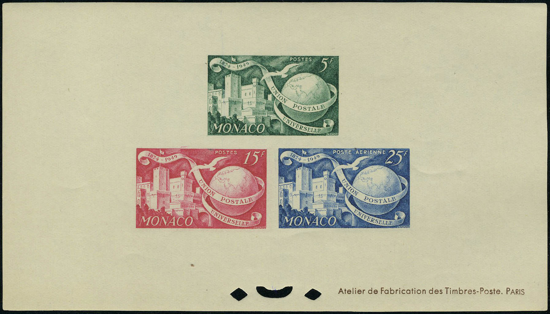 Lot 1723 - Monaco BLOCS SPECIAUX GOMMES -  Francois Feldman F.C.N.P François FELDMAN sale #124