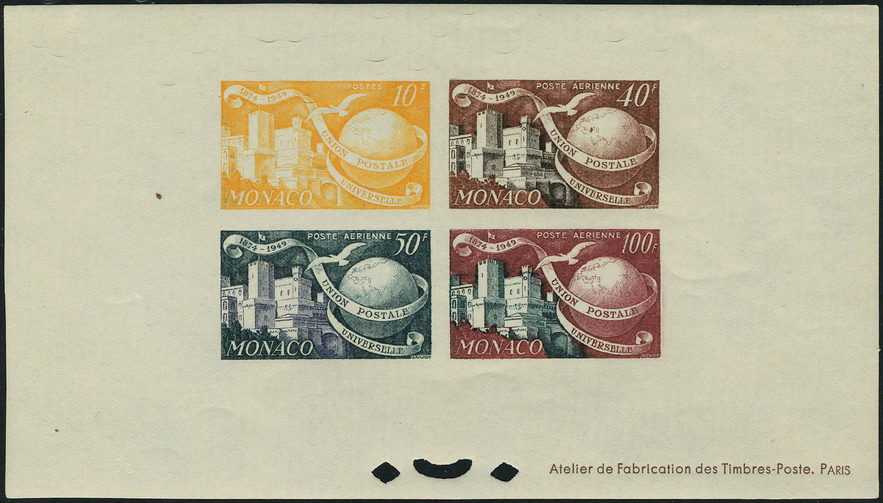 Lot 1724 - Monaco BLOCS SPECIAUX GOMMES -  Francois Feldman F.C.N.P François FELDMAN sale #124