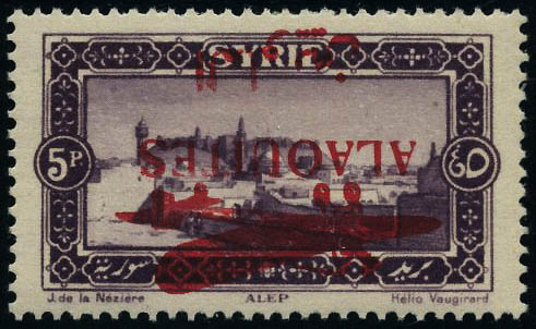 Lot 1813 - alaouites poste aerienne - Francois Feldman F.C.N.P François FELDMAN sale #124 Lot 1813 - alaouites poste aerienne - Francois Feldman F.C.N.P François FELDMAN sale #124