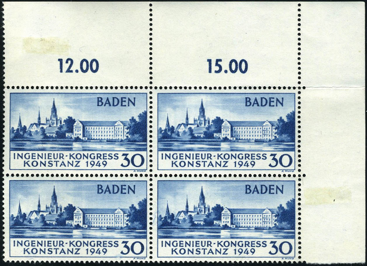 Lot 1892 - ALLEMAGNE ZOF (BADE)  -  Francois Feldman F.C.N.P François FELDMAN sale #124