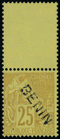 Lot 1904 - Benin - Francois Feldman F.C.N.P François FELDMAN sale #124 Lot 1904 - Benin - Francois Feldman F.C.N.P François FELDMAN sale #124