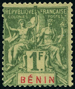Lot 1912 - Benin - Francois Feldman F.C.N.P François FELDMAN sale #124 Lot 1912 - Benin - Francois Feldman F.C.N.P François FELDMAN sale #124