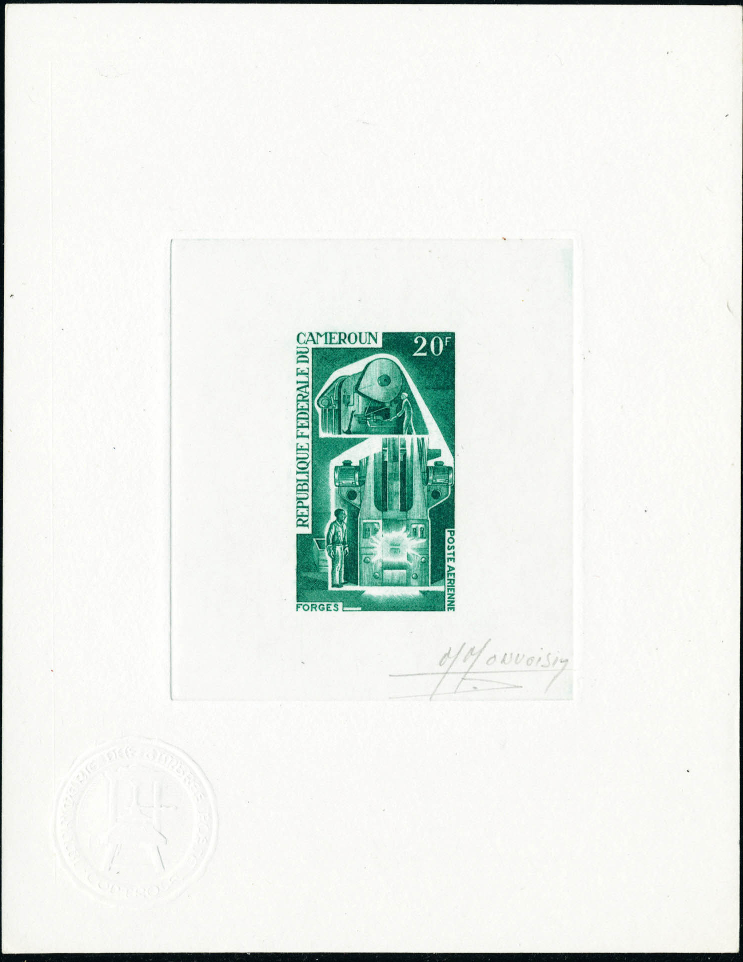 Lot 1951 - Cameroun poste aerienne - Francois Feldman F.C.N.P François FELDMAN sale #124 Lot 1951 - Cameroun poste aerienne - Francois Feldman F.C.N.P François FELDMAN sale #124