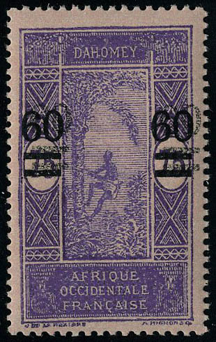 Lot 2109 - dahomey - Francois Feldman F.C.N.P François FELDMAN sale #124 Lot 2109 - dahomey - Francois Feldman F.C.N.P François FELDMAN sale #124