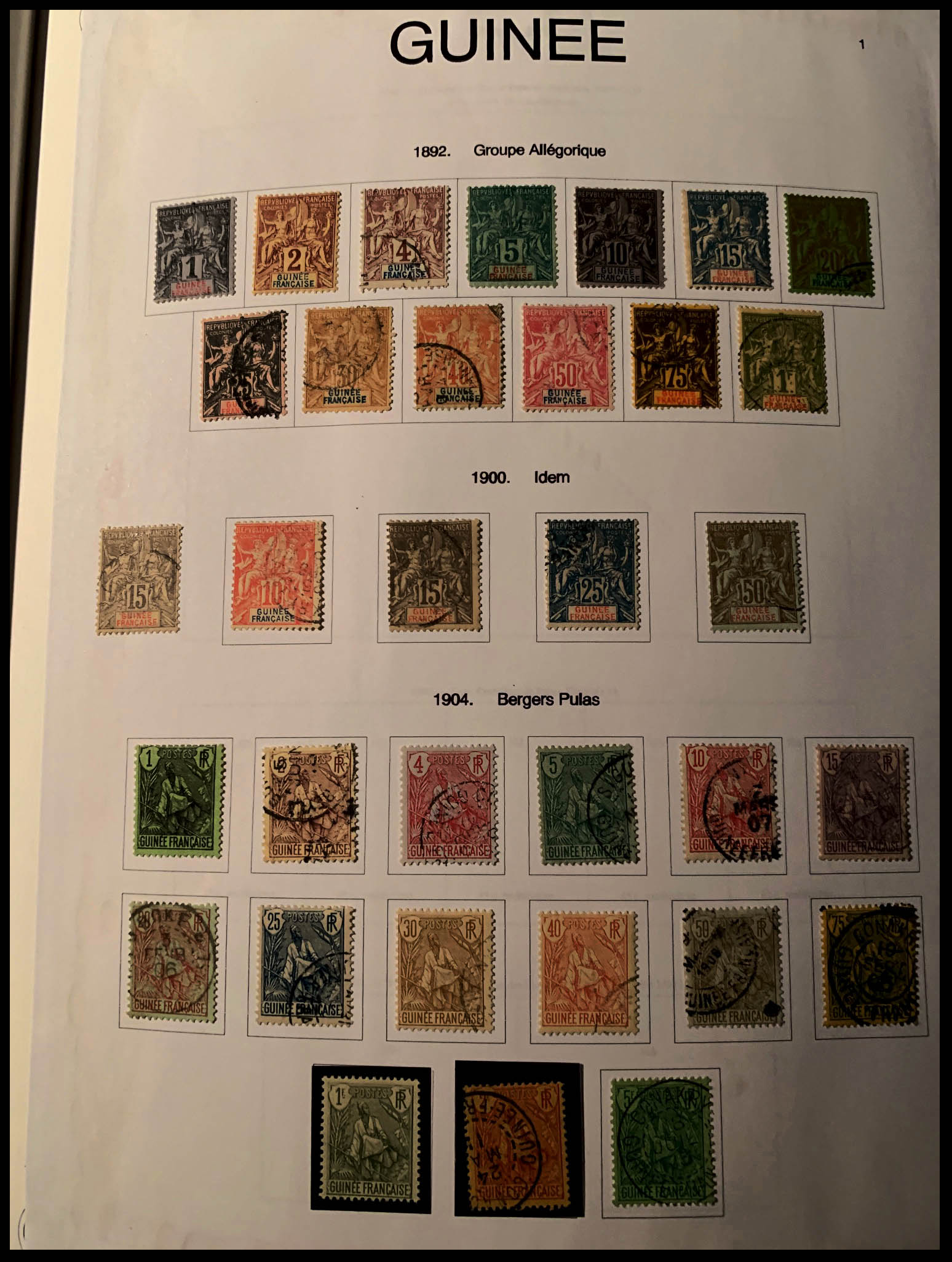 Lot 2209 - guinee Lots & Collections - Francois Feldman F.C.N.P François FELDMAN sale #124 Lot 2209 - guinee Lots & Collections - Francois Feldman F.C.N.P François FELDMAN sale #124