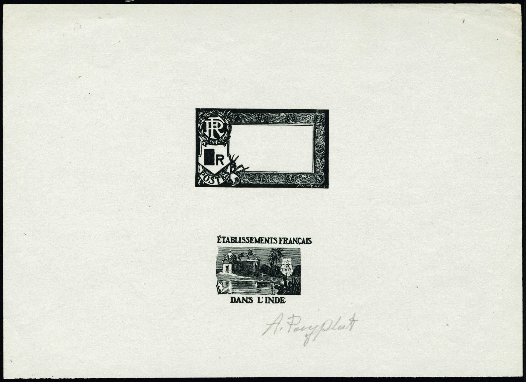 Lot 2248 - inde  -  Francois Feldman F.C.N.P François FELDMAN sale #124
