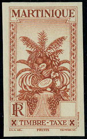 Lot 2419 - martinique timbres-taxe -  Francois Feldman F.C.N.P François FELDMAN sale #124