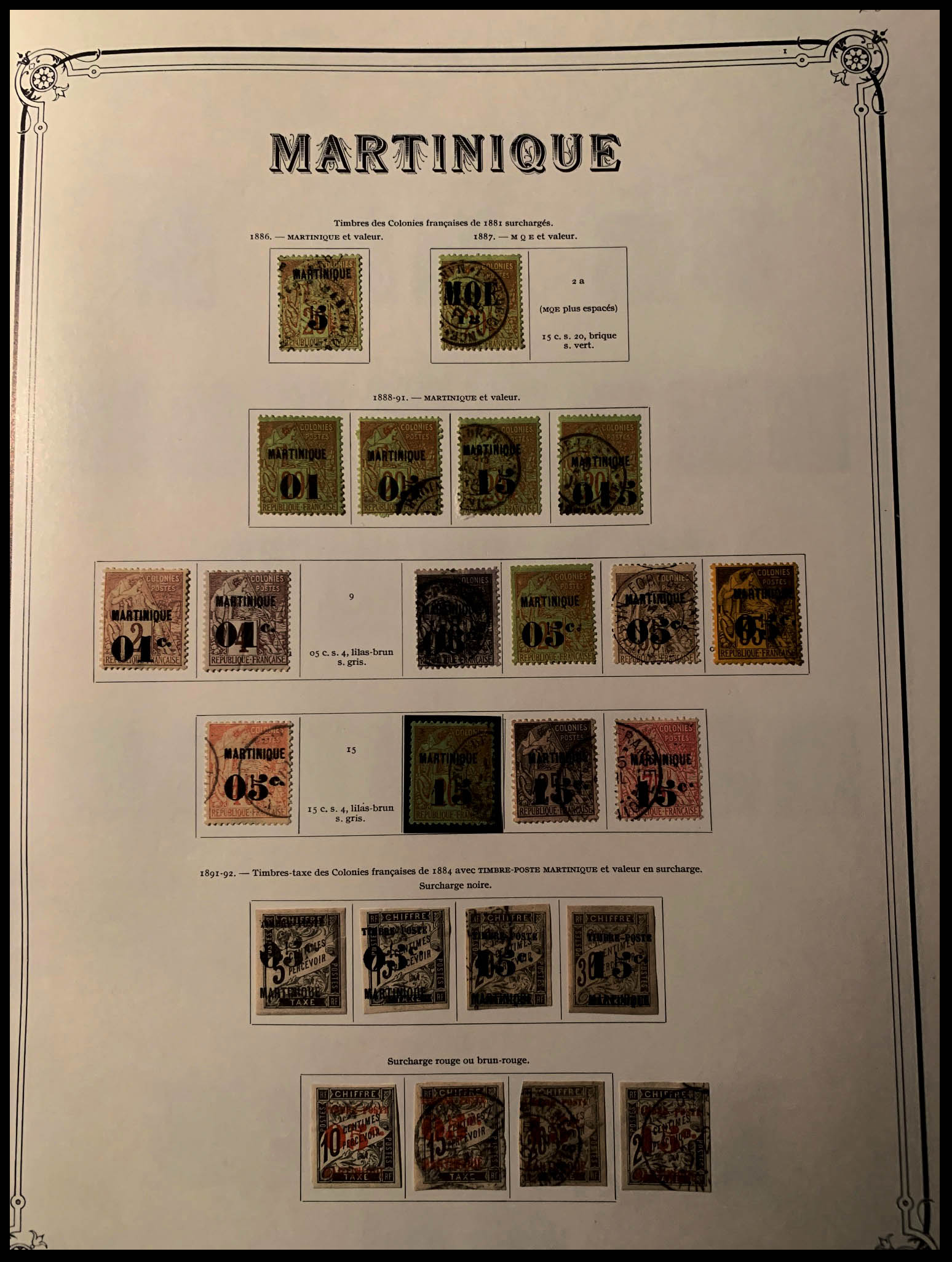 Lot 2420 - martinique Lots & Collections -  Francois Feldman F.C.N.P François FELDMAN sale #124