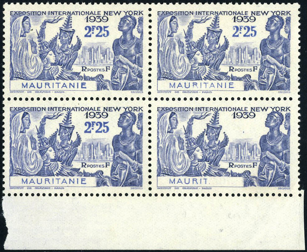 Lot 2424 - mauritanie - Francois Feldman F.C.N.P François FELDMAN sale #124 Lot 2424 - mauritanie - Francois Feldman F.C.N.P François FELDMAN sale #124