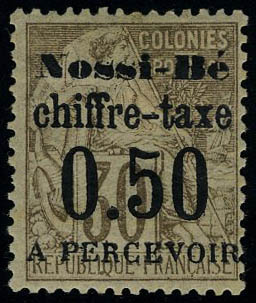 Lot 2450 - nossi-be timbres-taxe - Francois Feldman F.C.N.P François FELDMAN sale #124 Lot 2450 - nossi-be timbres-taxe - Francois Feldman F.C.N.P François FELDMAN sale #124