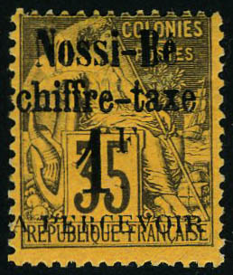 Lot 2453 - nossi-be timbres-taxe - Francois Feldman F.C.N.P François FELDMAN sale #124 Lot 2453 - nossi-be timbres-taxe - Francois Feldman F.C.N.P François FELDMAN sale #124