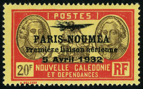 Lot 2480 - nouvelle caledonie poste aerienne - Francois Feldman F.C.N.P François FELDMAN sale #124 Lot 2480 - nouvelle caledonie poste aerienne - Francois Feldman F.C.N.P François FELDMAN sale #124