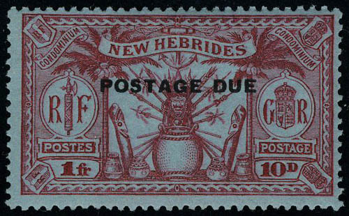 Lot 2494 - nouvelles hebrides timbres-taxe -  Francois Feldman F.C.N.P François FELDMAN sale #124