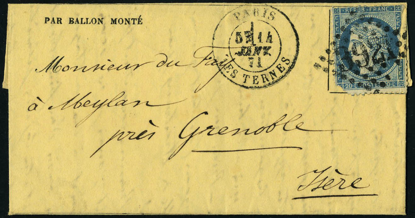 Lot 25 - France ballons montés - Francois Feldman F.C.N.P François FELDMAN sale #124 Lot 25 - France ballons montés - Francois Feldman F.C.N.P François FELDMAN sale #124