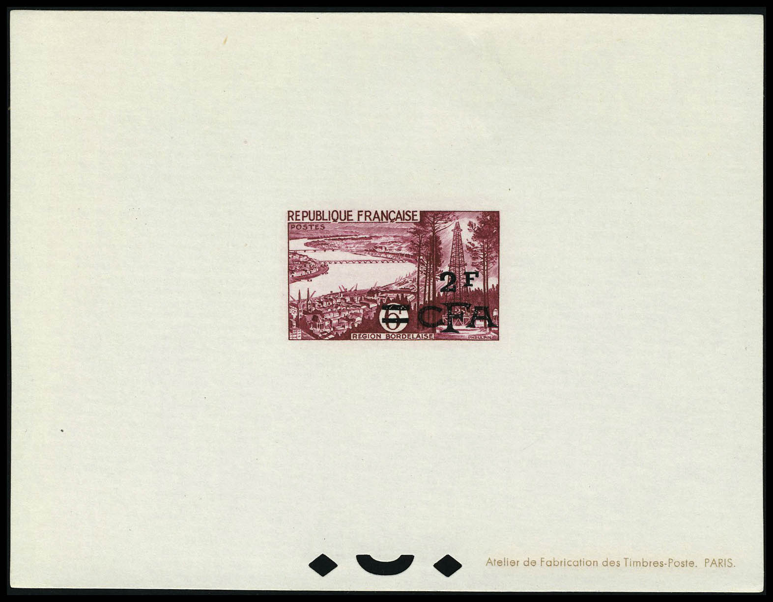 Lot 2593 - Reunión - Francois Feldman F.C.N.P François FELDMAN sale #124 Lot 2593 - Reunión - Francois Feldman F.C.N.P François FELDMAN sale #124