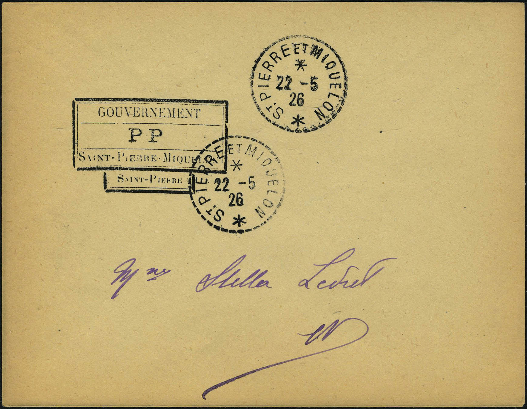 Lot 2639 - SAINT PIERRE & MIQUELON - Francois Feldman F.C.N.P François FELDMAN sale #124 Lot 2639 - SAINT PIERRE & MIQUELON - Francois Feldman F.C.N.P François FELDMAN sale #124