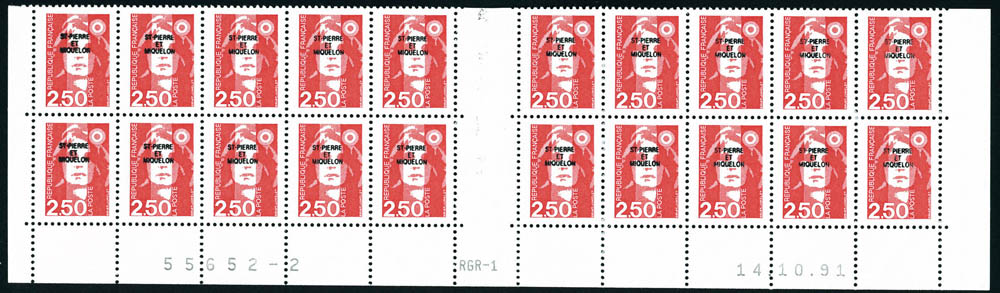 Lot 2661 - SAINT PIERRE & MIQUELON - Francois Feldman F.C.N.P François FELDMAN sale #124 Lot 2661 - SAINT PIERRE & MIQUELON - Francois Feldman F.C.N.P François FELDMAN sale #124