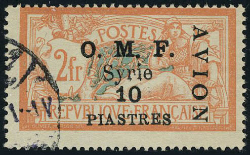 Lot 2760 - syrie poste aerienne - Francois Feldman F.C.N.P François FELDMAN sale #124 Lot 2760 - syrie poste aerienne - Francois Feldman F.C.N.P François FELDMAN sale #124