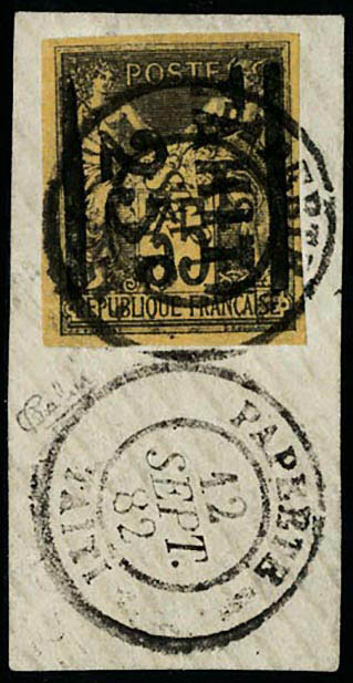 Lot 2774 - Tahiti - Francois Feldman F.C.N.P François FELDMAN sale #124 Lot 2774 - Tahiti - Francois Feldman F.C.N.P François FELDMAN sale #124