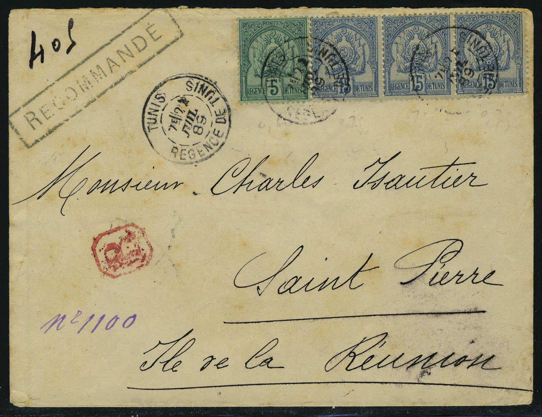 Lot 2836 - tunisie - Francois Feldman F.C.N.P François FELDMAN sale #124 Lot 2836 - tunisie - Francois Feldman F.C.N.P François FELDMAN sale #124