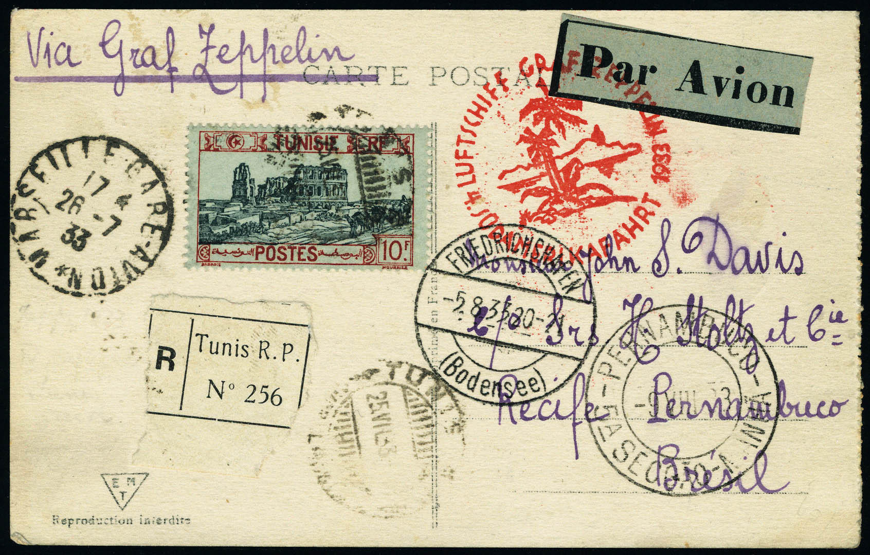 Lot 2848 - tunisie poste aerienne - Francois Feldman F.C.N.P François FELDMAN sale #124 Lot 2848 - tunisie poste aerienne - Francois Feldman F.C.N.P François FELDMAN sale #124