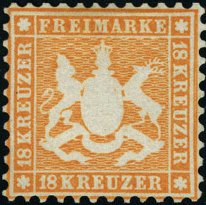 Lot 2902 - allemagne (wurtemberg) - Francois Feldman F.C.N.P François FELDMAN sale #124 Lot 2902 - allemagne (wurtemberg) - Francois Feldman F.C.N.P François FELDMAN sale #124
