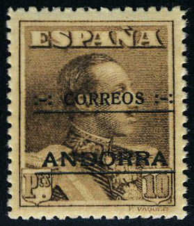Lot 2957 - andorre espagnol  -  Francois Feldman F.C.N.P François FELDMAN sale #124