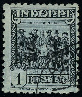 Lot 2959 - andorre espagnol  -  Francois Feldman F.C.N.P François FELDMAN sale #124