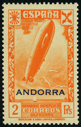 Lot 2966 - andorre espagnol TIMBRES DE BIENFAISANCE -  Francois Feldman F.C.N.P François FELDMAN sale #124
