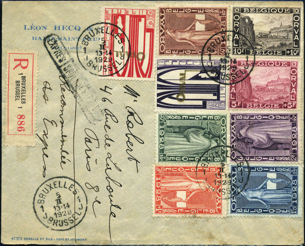 Lot 2990 - belgique - Francois Feldman F.C.N.P François FELDMAN sale #124 Lot 2990 - belgique - Francois Feldman F.C.N.P François FELDMAN sale #124