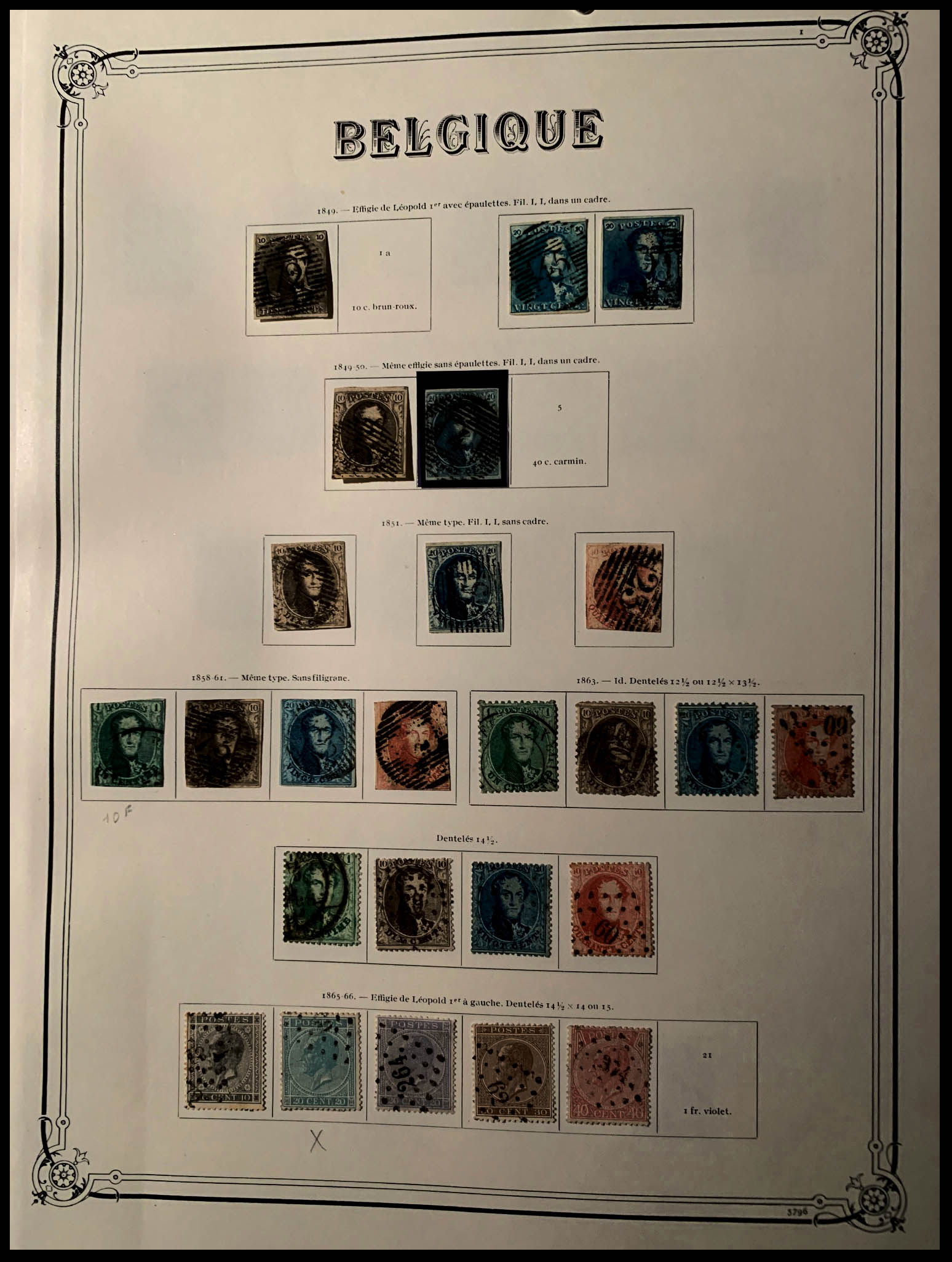 Lot 3006 - belgique Lots & Collections -  Francois Feldman F.C.N.P François FELDMAN sale #124