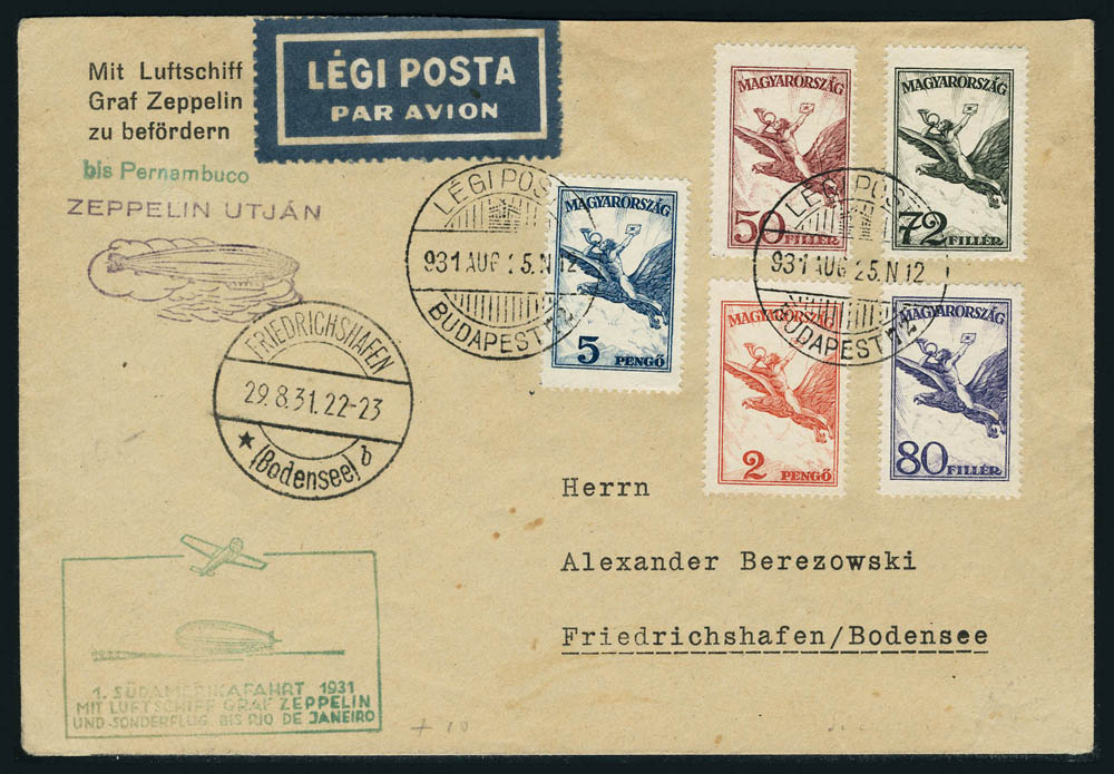 Lot 3101 - hongrie poste aerienne - Francois Feldman F.C.N.P François FELDMAN sale #124 Lot 3101 - hongrie poste aerienne - Francois Feldman F.C.N.P François FELDMAN sale #124
