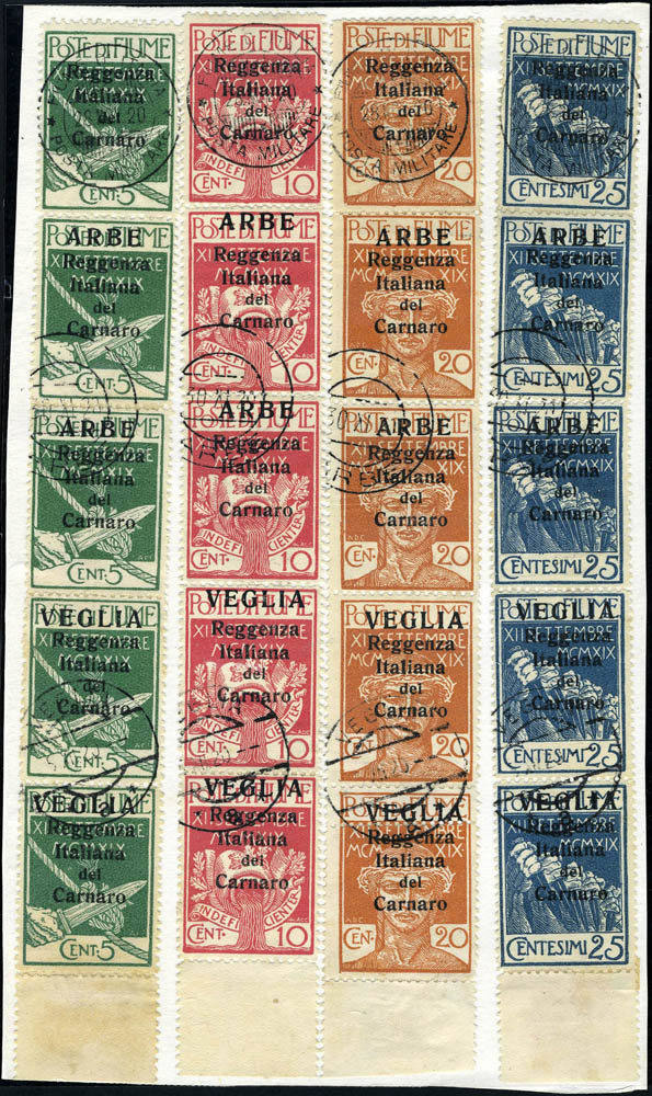 Lot 3192 - ITALIE (ARBE & VEGLIA) - Francois Feldman F.C.N.P François FELDMAN sale #124 Lot 3192 - ITALIE (ARBE & VEGLIA) - Francois Feldman F.C.N.P François FELDMAN sale #124