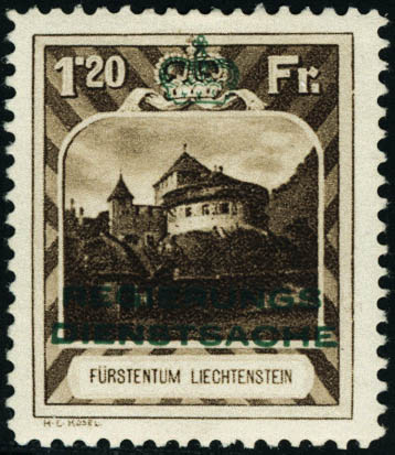 Lot 3224 - Liechtenstein timbres de service - Francois Feldman F.C.N.P François FELDMAN sale #124 Lot 3224 - Liechtenstein timbres de service - Francois Feldman F.C.N.P François FELDMAN sale #124