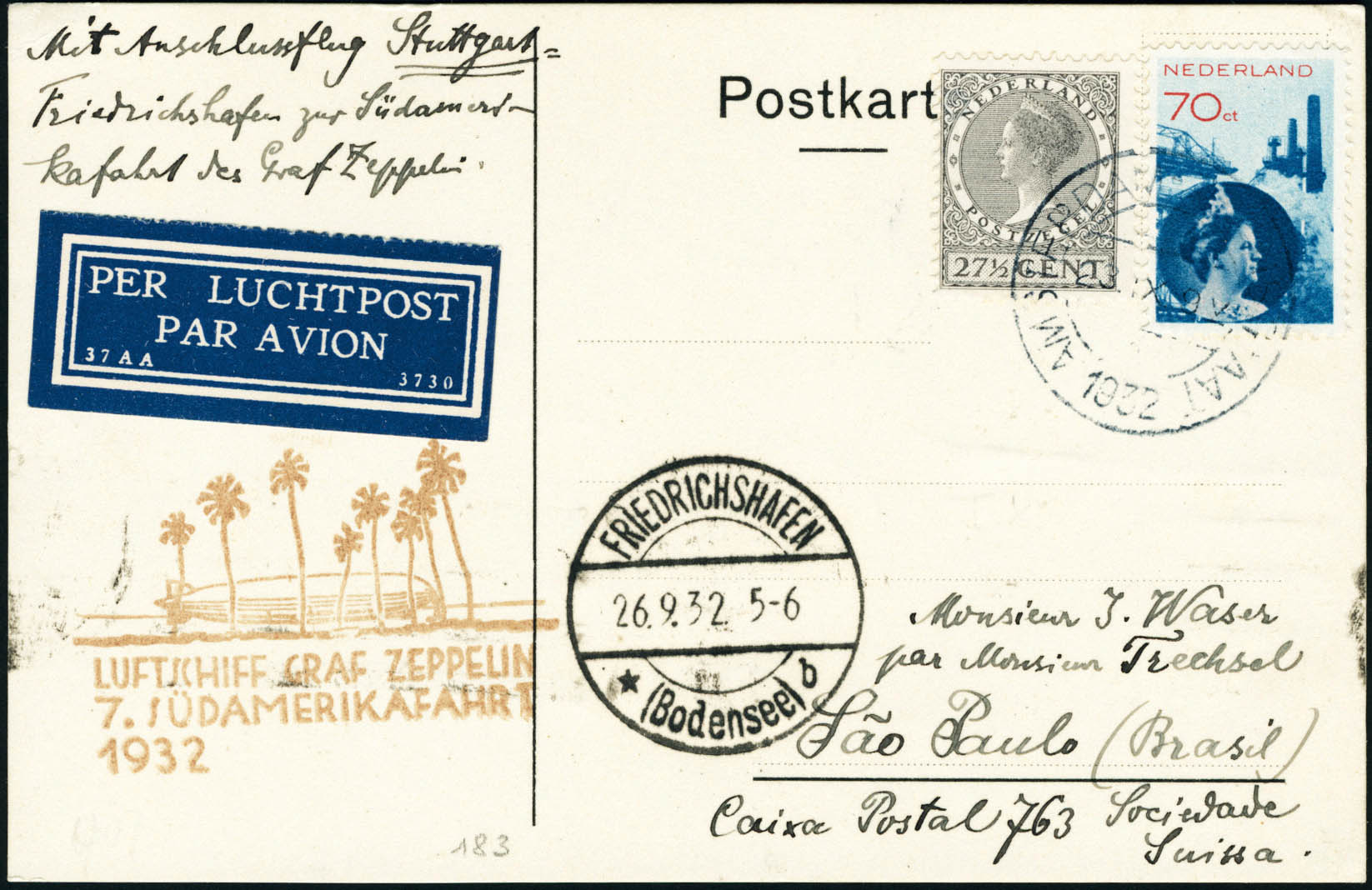 Lot 3259 - pays bas poste aerienne - Francois Feldman F.C.N.P François FELDMAN sale #124 Lot 3259 - pays bas poste aerienne - Francois Feldman F.C.N.P François FELDMAN sale #124